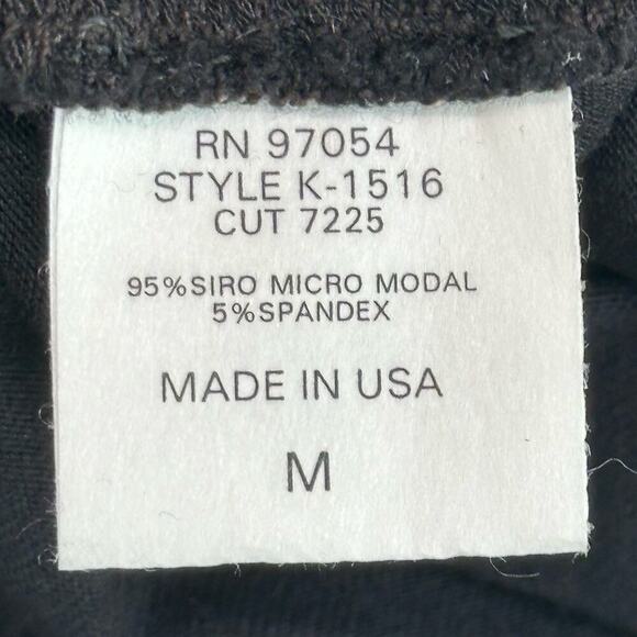 NWT | Krisa | Surplice Long Sleeve Asymmetrical Midi | Black | Medium - Picture 11 of 16